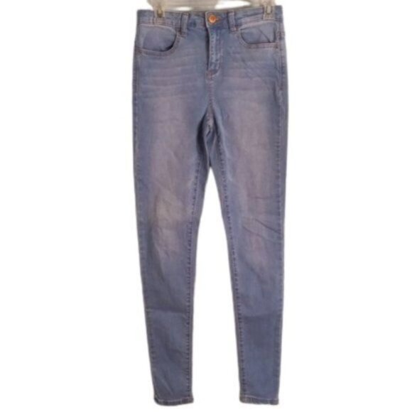 SO Size 7 Jeggings Jeans Womens High Rise Skinny Light Wash Blue - Picture 1 of 11